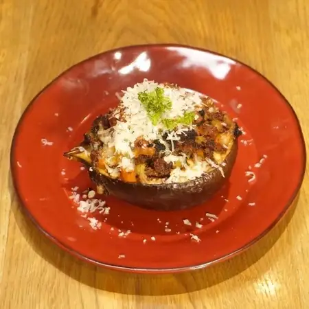 丸茄子のイタリアン田楽