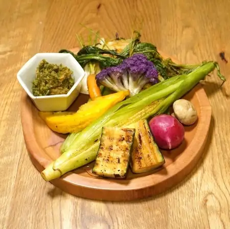彩野菜の焼き合わせ