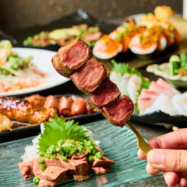 【銀座で愛されて13年】最高級備長炭を使った本格焼き鳥と高級食材をコスパ良く楽しめる♪食べ応え抜群◎