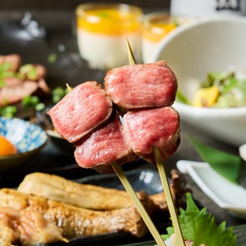 Not just charcoal grilled yakitori! We also have dishes made with premium ingredients!