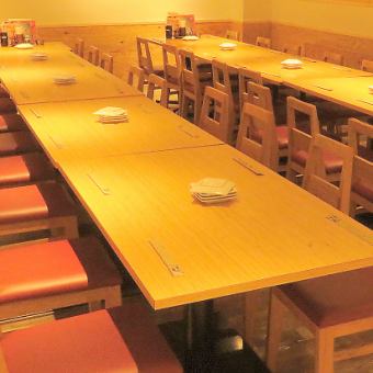 [Private room] Since it is divided in half, it can be used as a private room for up to 16 people! Total number of seats 72, reserved up to 72 people, private room up to 40 people! We will guide you according to the number of customers! Please feel free to contact us for seat details ♪ * The photo is an example.