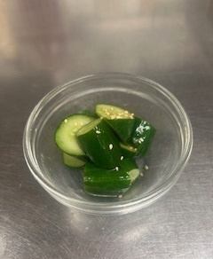 胡瓜だけの浅漬け