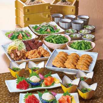 [宴會套餐★宴會套餐（4～6人）] 僅食物：11,000日元（含稅）