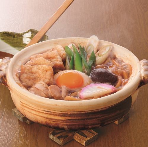 【Proud miso simmered in udon】