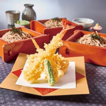 大海老天ざるそば【竹】