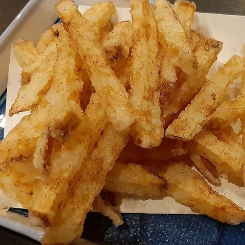 Raw french fries