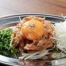 ユッケ風ゴマ鶏刺し