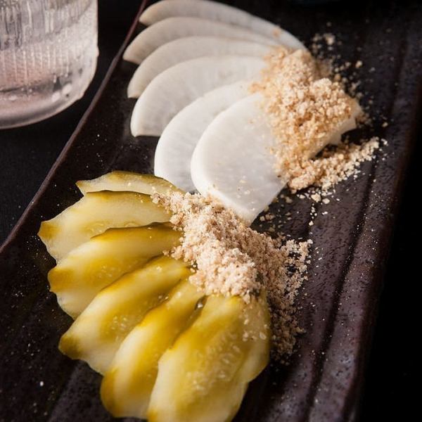季節野菜のぬか漬け盛り合わせ
