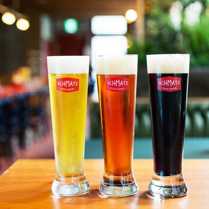 You can enjoy authentic German beer from noon ☆ Also for lunch ◎