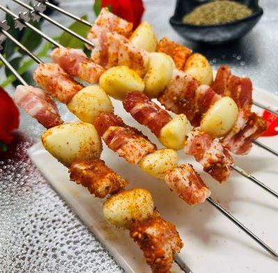 にんにく豚バラ串