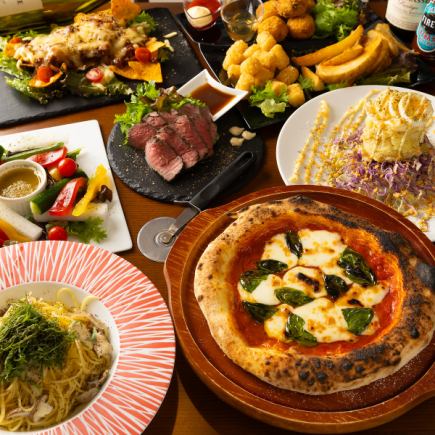 [Standard Course] {Draft beer included!} 2 hours of all-you-can-drink included ☆ 7 dishes including Bagna Cauda and Beef Tagliata