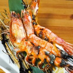 エビの塩焼き
