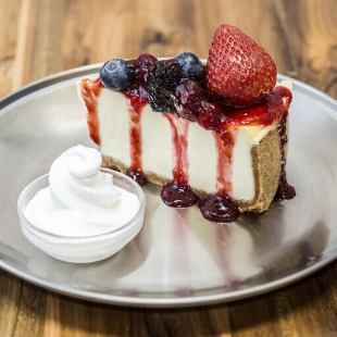 こぼれベリーのチーズケーキ