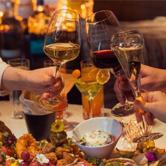 [90 minutes all-you-can-drink and light snacks included] Party plan
