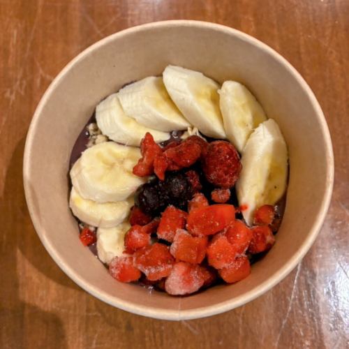 We have the popular acai bowl