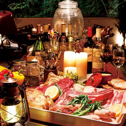 車站附近的空手燒烤