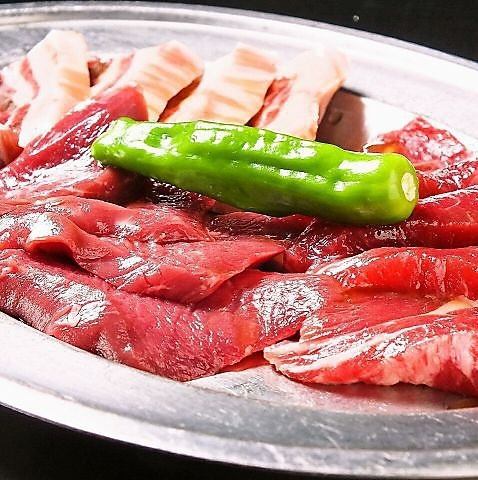 Enjoy fresh game meat simply grilled over charcoal.