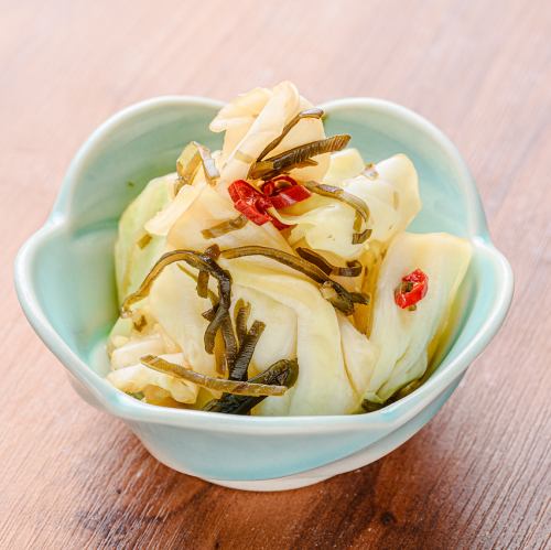 봄 양배추의 얕은 절임