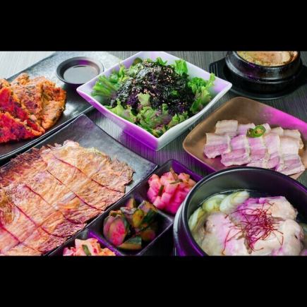 女子会にも最適!参鶏湯が愉しめるコース《全7品/3,500円》
