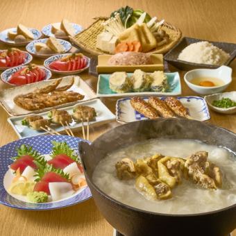【5/26~8/23★夏日派對】終極汆鍋套餐9道菜☆附2小時高級無限暢飲6,000日元⇒5,500日元