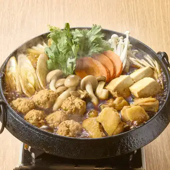 【秋の宴】鶏すき焼き鍋コース　全９品☆スタンダード飲放題2時間付5,000円(1-M50-S)