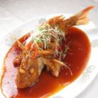 Deep-fried sea bream with sauce (reservation required)