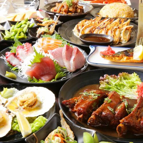 All-you-can-eat courses available from 3,200 yen♪