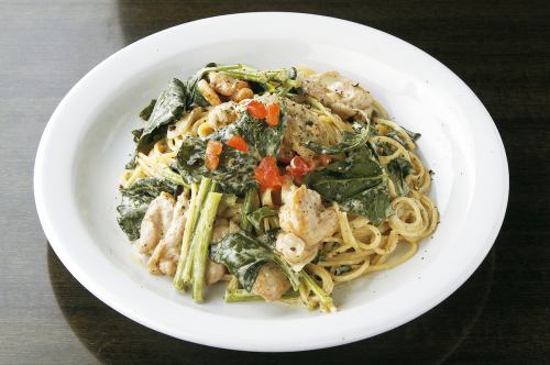 Chicken and spinach cheese cream