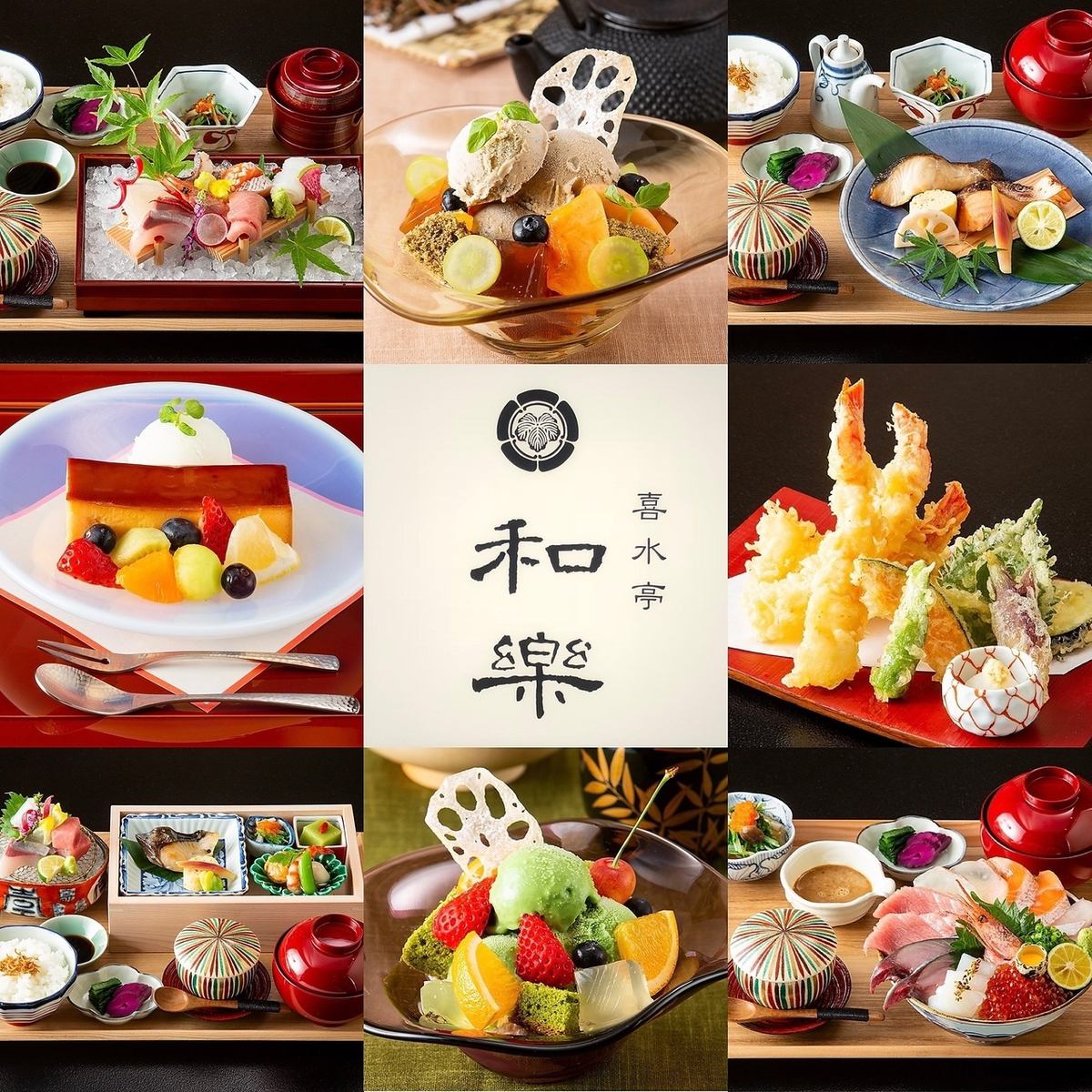 ■毎朝仕入れる海鮮を使用した海鮮御膳と九州産の素材を使った『和スイーツ』も人気！