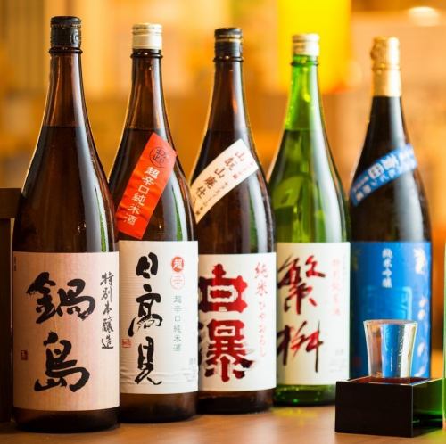 ■日本酒は季節のお料理に合せて取りそろえております。