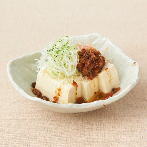 自家製へしこオイルで食べる冷奴