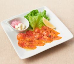 自家製スモークサーモン