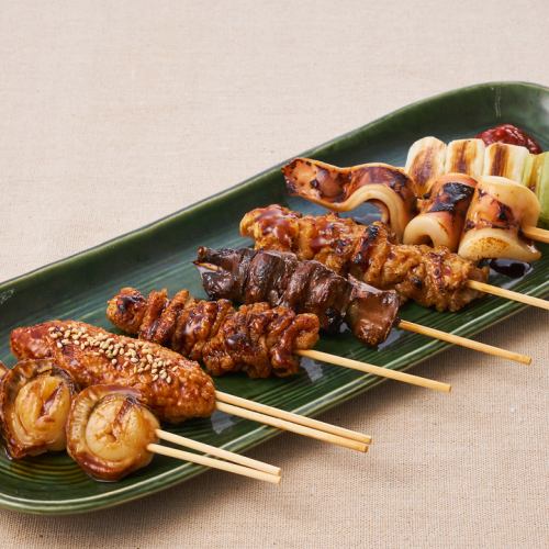 串焼盛り合せ　七種