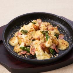 アスパラとじゃが芋のタルタル焼