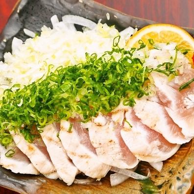 Seared breast, green onion bukkake, Yamae ponzu sauce