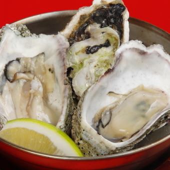 Steamed true oysters (3 pieces)