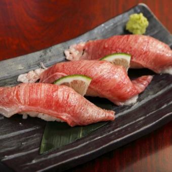 【宮崎牛炙り肉寿司お一人様一貫プレゼント♪】2時間単品飲み放題♪2200円（込）※LO30分前