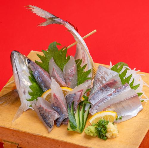 Horse mackerel sashimi