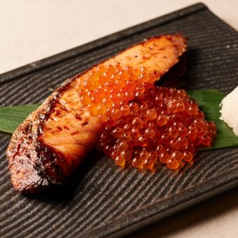 【選べるもつ鍋or地鶏鍋】全11品銀鮭いくら乗せ,牛タン『隠れ屋コース』2H飲放題付5980→4980円