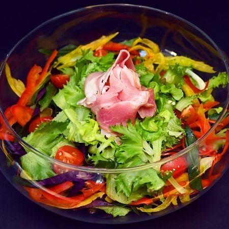あぐーハムのサラダ