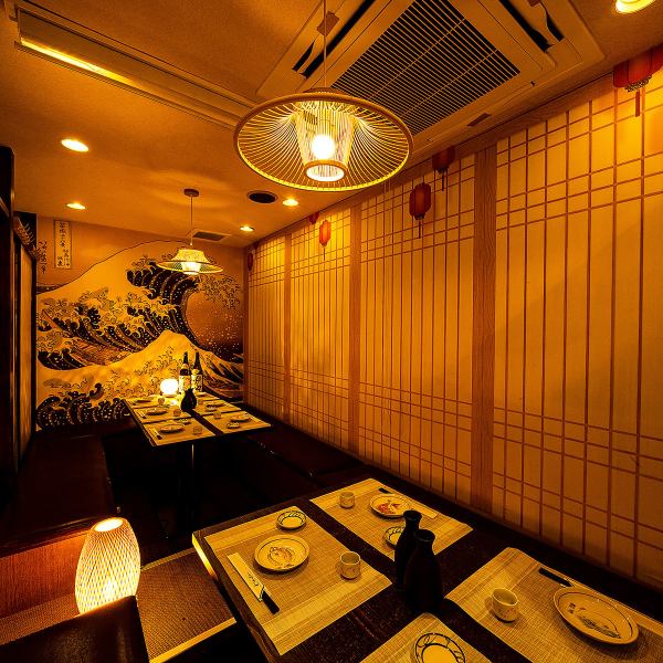 [Private room for 30 people ◎ Group use is also possible ♪] Perfect for company drinking parties and banquets ◎ Private room space full of Japanese atmosphere!Leave it to us for banquets and girls-only gatherings in Shinagawa.