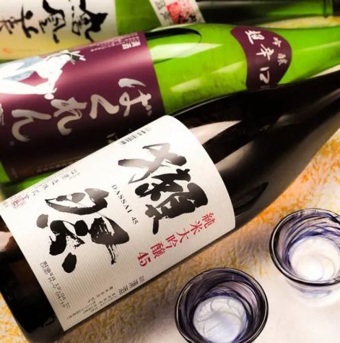 ■■□Carefully selected sake and shochu