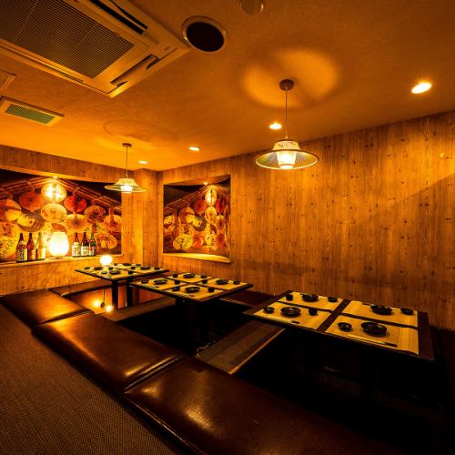 ◆Hori-kotatsu◆We value a sense of privacy unique to a small number of guests.Spend a wonderful time with your loved ones in a warm private room surrounded by gentle indirect lighting.