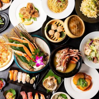 『ズワイガニ食べ放題＆アルコール飲み放題コース』ズワイガニの浜茹でなど100分制8,888円