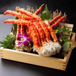 称重煮帝王蟹 ※通常每克25日元→