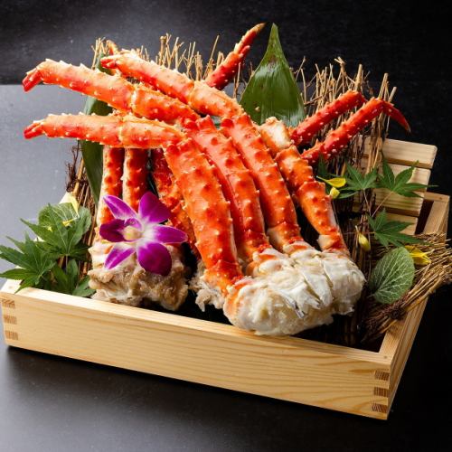 称重煮帝王蟹 ※通常每克25日元→