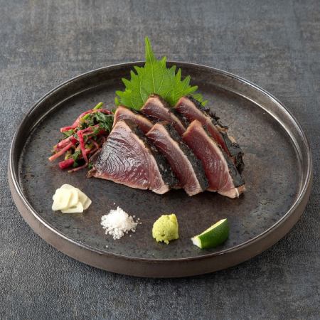 Salt-seared bonito