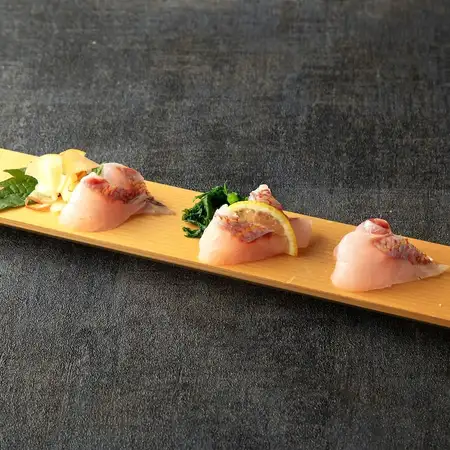 Sashimi of threadfin bream