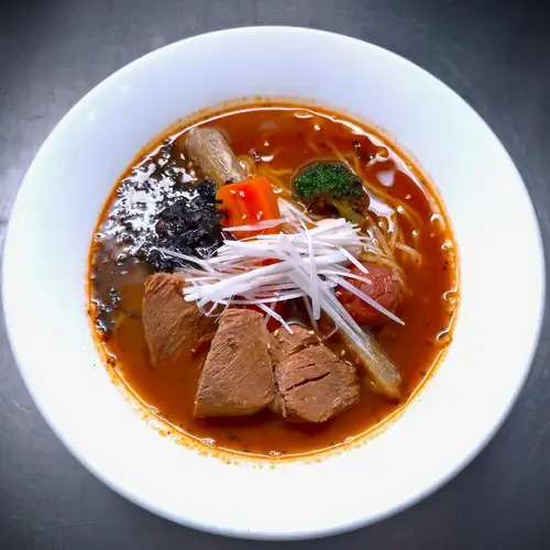 豚ロースの角煮SOUPCURRY煮干ラーメン