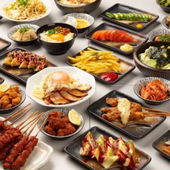 [Best value for money!!!] Almost all 108 types of all-you-can-eat & 2-hour all-you-can-drink plan 5,000 yen → 2,980 yen (tax included)